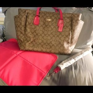 Coach diaper bag/tote